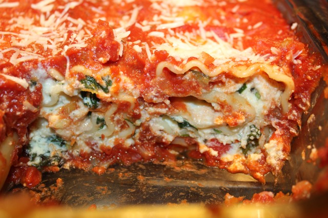 lasagna roll-ups, up close