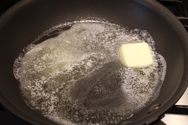 Melt butter over medium heat